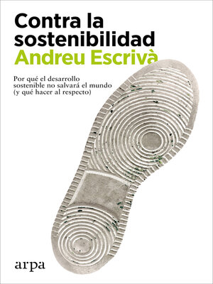 cover image of Contra la sostenibilidad
